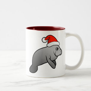 Tasse 2 Couleurs Manat de Noël Père Noël