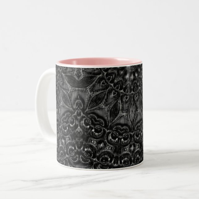 Tasse 2 Couleurs Mandala (Devant gauche)