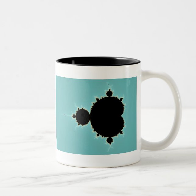 Tasse 2 Couleurs Mandelbrot a placé 06 - fractale (Droit)