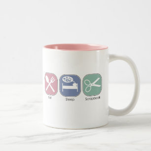 Tasse 2 Couleurs Mangez l'album à sommeil
