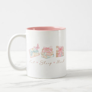 Tasse 2 Couleurs Mangez le sommeil Lire le livre de coquette