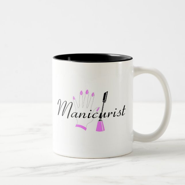 Tasse 2 Couleurs Manucure (Droit)