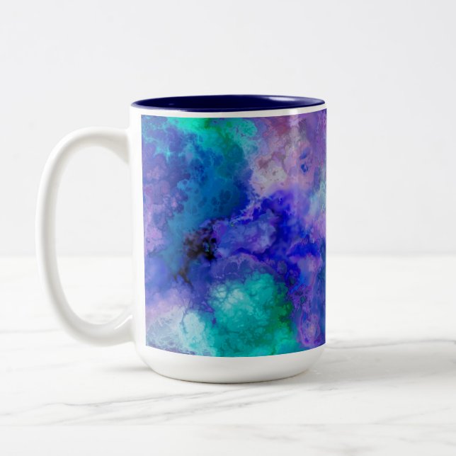 Tasse 2 Couleurs Marbre Abstrait (Gauche)