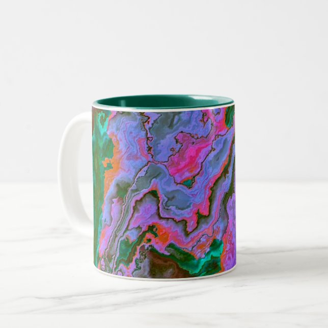 Tasse 2 Couleurs Marbre aigre (Devant gauche)