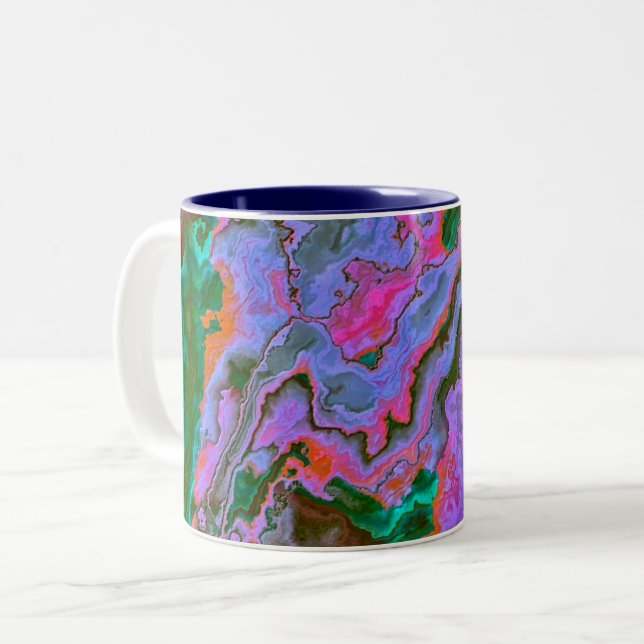 Tasse 2 Couleurs Marbre aigre (Devant gauche)