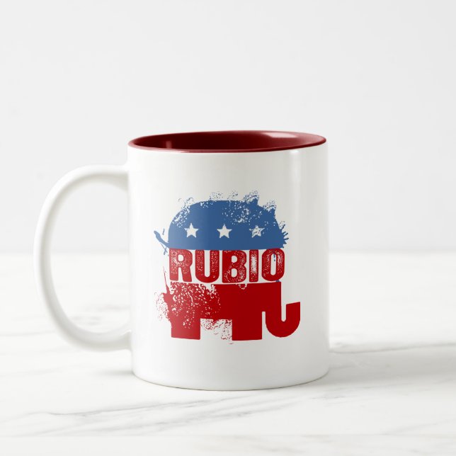 TASSE 2 COULEURS MARC RÉPUBLICAIN RUBIO (Gauche)