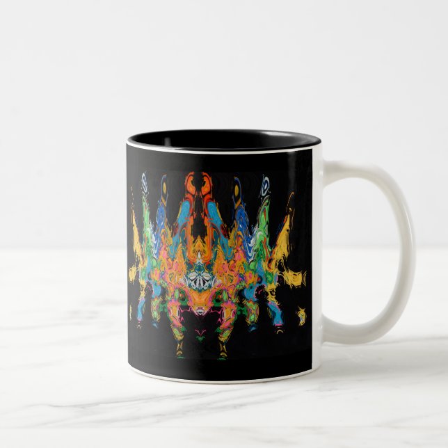 Tasse 2 Couleurs Mardi gras (Droit)