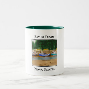 Tasse 2 Couleurs Marée de la Majesté de Fundy, Bateaux