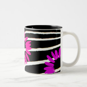 Tasse 2 Couleurs "Marguerite folle "