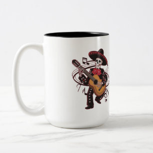 Tasse 2 Couleurs Mariachi Skeleton Groove