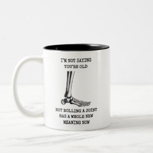Tasse 2 Couleurs Mariage drôle d'anniversaire conjoint devenant vie