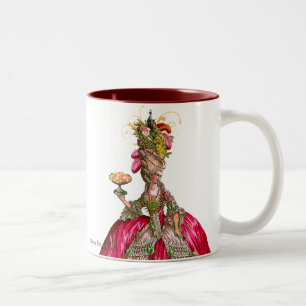 Tasse 2 Couleurs Marie Antoinette et Peacock