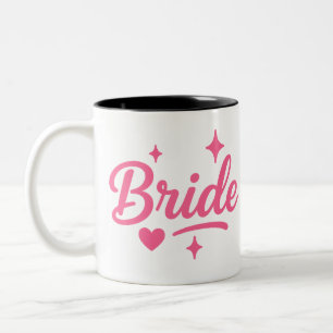 Tasse 2 Couleurs Mariée Rose Néon