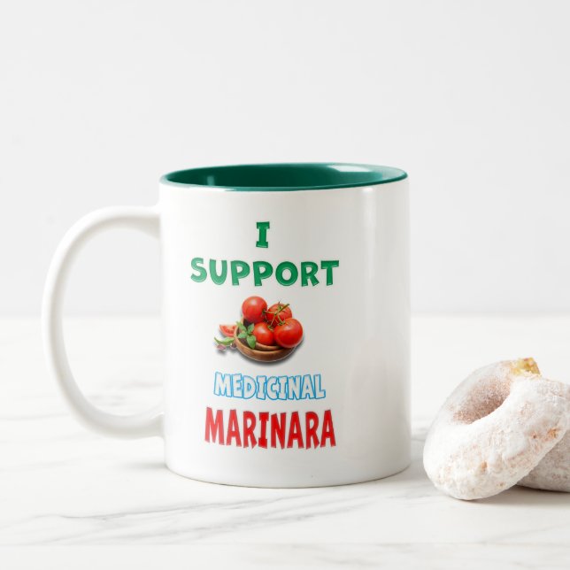 Tasse 2 Couleurs Marinara médicinal (Avec donut)