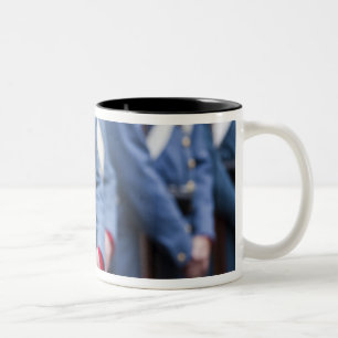 Tasse 2 Couleurs Marines civiles de Guerre-ère des USA, militaires