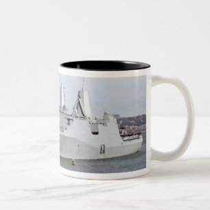 Tasse 2 Couleurs Marines et navigateurs gèrent les rails