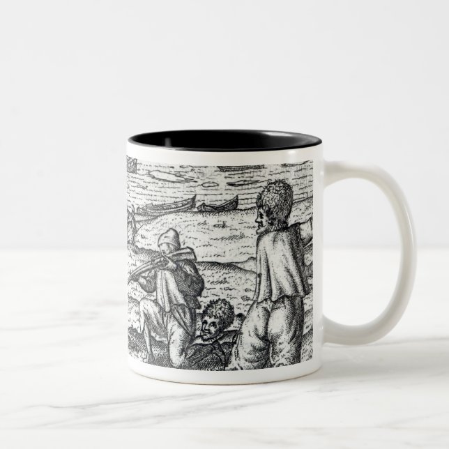 Tasse 2 Couleurs Marins attaqués par les ours blancs (Droit)