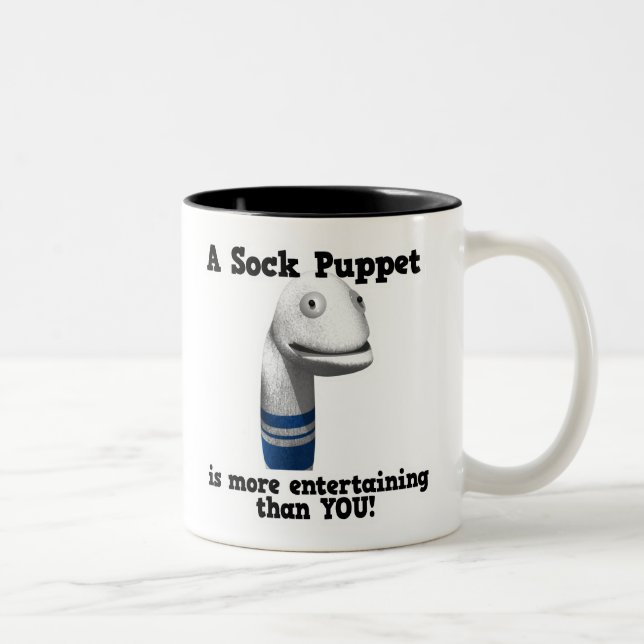 Tasse 2 Couleurs Marionnette à main plus divertissante (Droit)