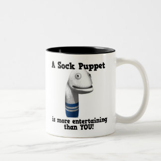 Tasse 2 Couleurs Marionnette de choc Plus divertissant