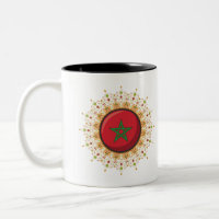 Maroc Souvenir Rouge Vert et or