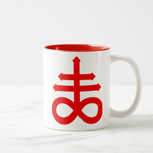 TASSE 2 COULEURS MARQUE DU DIABLE (Droit)
