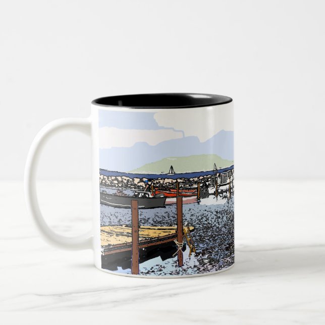 Tasse 2 Couleurs  Marseillan Sud de la France  (Gauche)