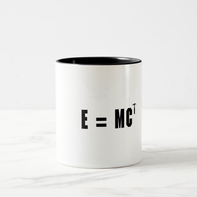 Tasse 2 Couleurs Marteau d'E=MC ! (Centre)