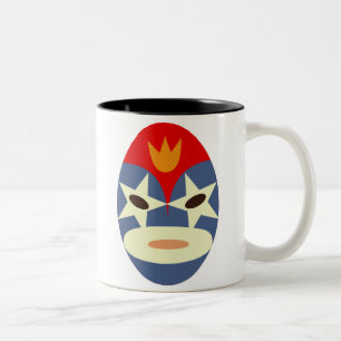Tasse 2 Couleurs Masque bleu Lucha Libre