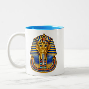 Tasse 2 Couleurs Masque d'or du pharaon égyptien Toutankhamon Ar
