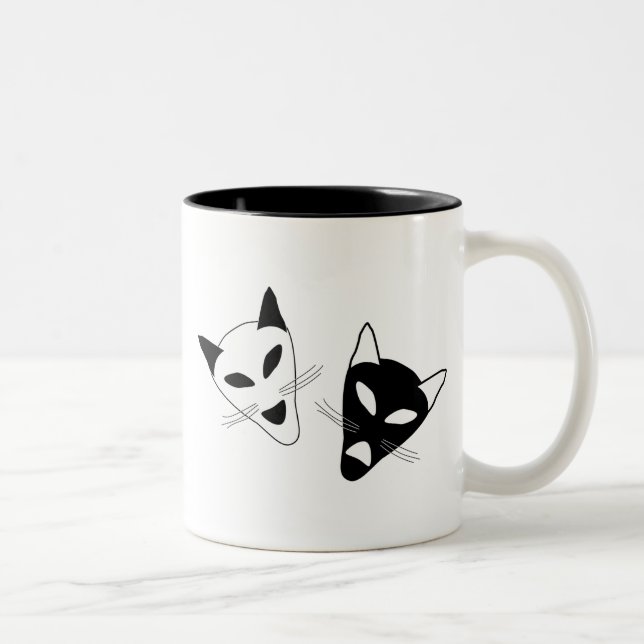 Tasse 2 Couleurs Masques Cat Drama (Droit)