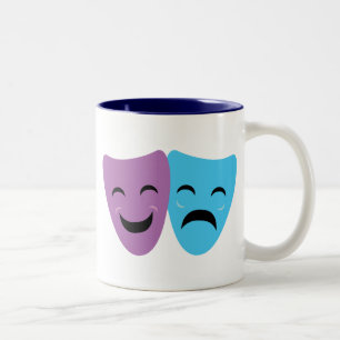 Tasse 2 Couleurs Masques de drame