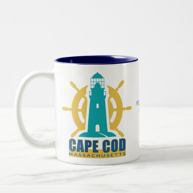 Tasse 2 Couleurs Massachusetts Cape Cod (Gauche)