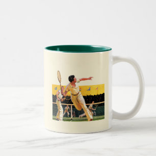 Tasse 2 Couleurs Match de tennis de doubles