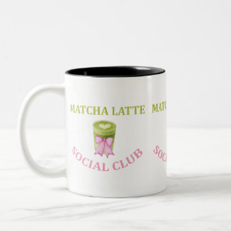TASSE 2 COULEURS MATCHA LATTE SOCIAL CLUB