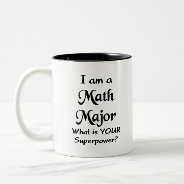 Tasse 2 Couleurs mathématique (Gauche)