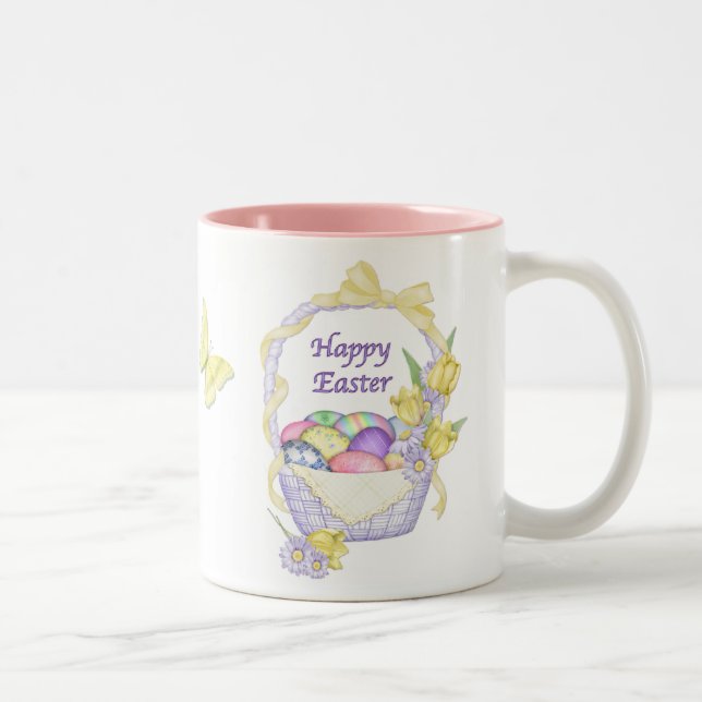 Tasse 2 Couleurs Matin de Pâques (Droit)