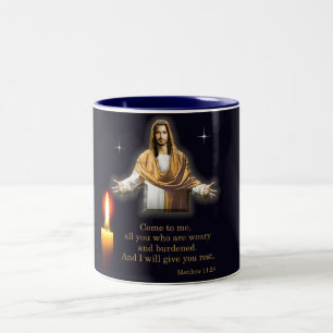 Tasse 2 Couleurs Matthieu 11:28