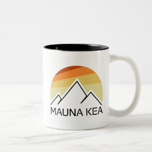 Tasse 2 Couleurs Mauna Kea Hawaii Retro