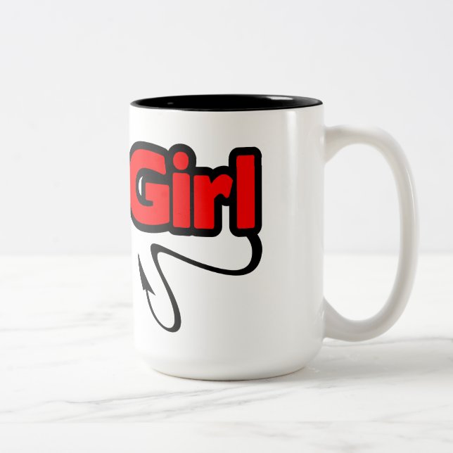 Tasse 2 Couleurs Mauvaise fille (Droit)