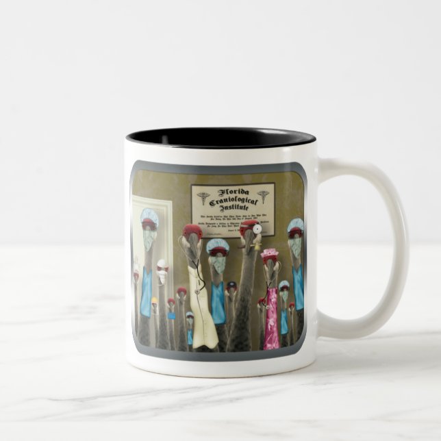 Tasse 2 Couleurs Med de grue (Droit)
