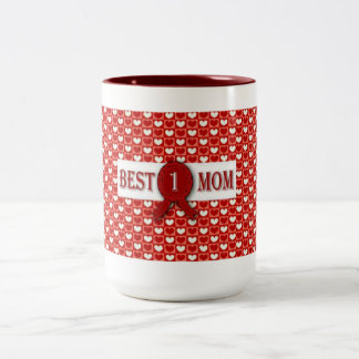 Tasse 2 Couleurs Médaille de la meilleure maman