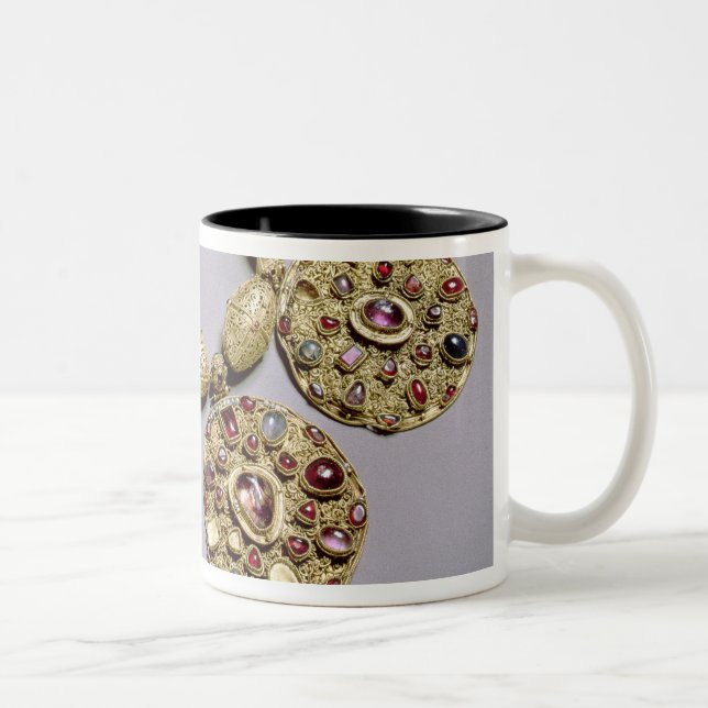 Tasse 2 Couleurs Médaillons 'de Collar taré (Droit)