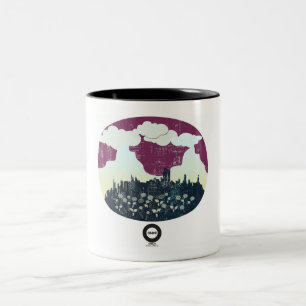 Tasse 2 Couleurs Médias liquides