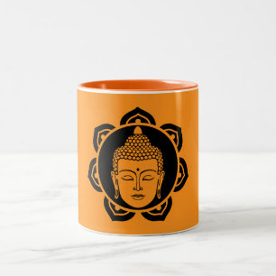 Tasse 2 Couleurs Méditation de la tête de bouddha