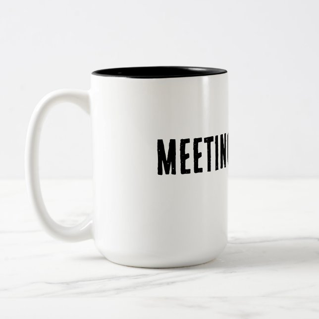 Tasse 2 Couleurs Meeting Survivor - Meme hoodie (Gauche)