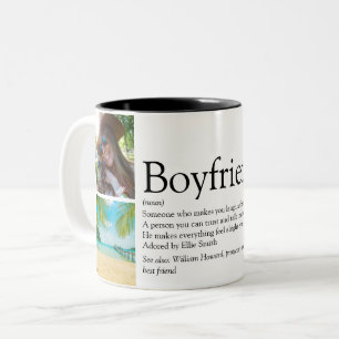 Tasse 2 Couleurs Meilleur ami-garçon Définition 4 Collage photo