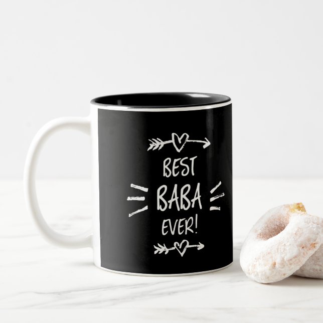 Tasse 2 Couleurs Meilleur Baba Ever (Avec donut)