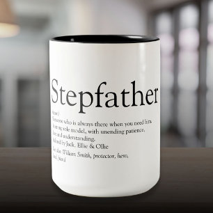Tasse 2 Couleurs Meilleur beau-père du monde Définition