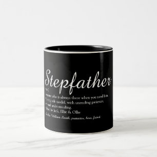 Tasse 2 Couleurs Meilleur Beau-Père du Monde, Définition de Beau-Pè