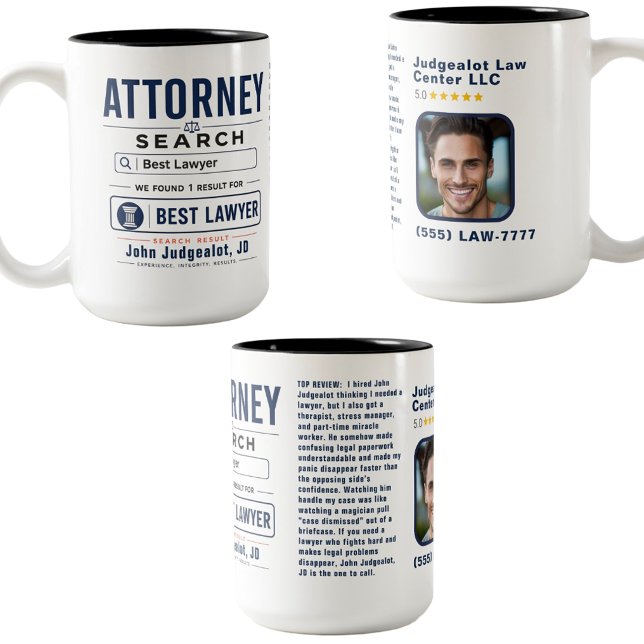 Tasse 2 Couleurs Meilleur Cadeau d'Avocat (Créateur téléchargé)